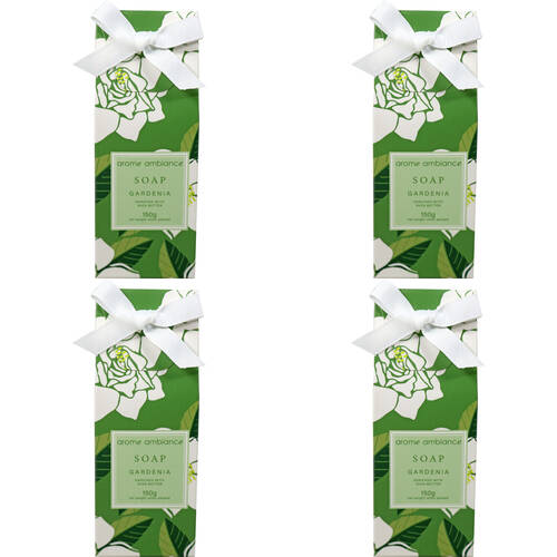 4PK Arome Ambiance Floral Garden Boxed Soap 150G - Gardenia
