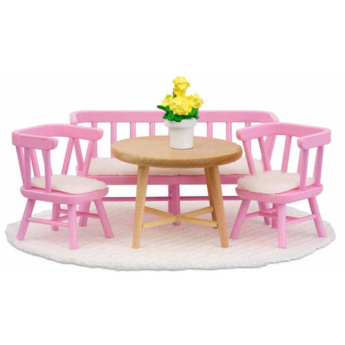 Lundby Kitchen Furniture Miniature Dollhouse Dinning Toy Set 19.5cm 4y+