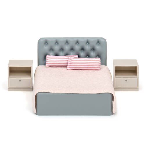 Lundby Basic Bedroom Set 1:18 Kids Dollhouse Furniture Miniature Toy 3y+