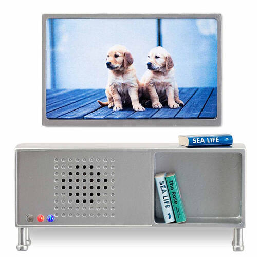 Lundby Stockholm Music & TV w/ Bluetooth Miniature Dollhouse Toy Set 4y+