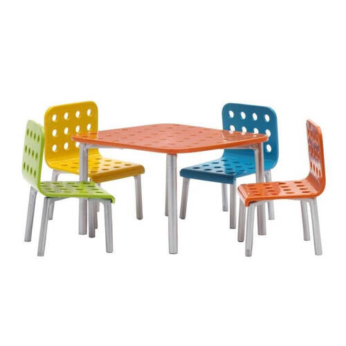 Lundby Stockholm Terrace Furniture 1:18 Miniature Dollhouse Toy Set 4y+