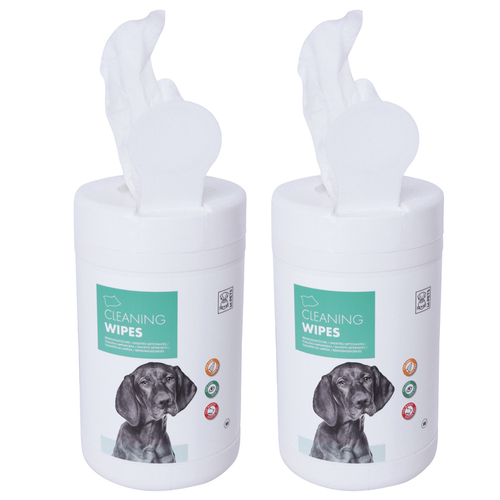 2x 80pc M-Pets Dog Cleaning Wipes