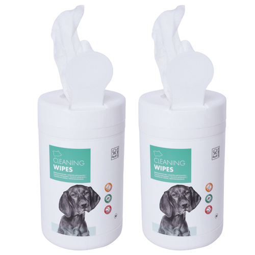 2x 80pc M-Pets Dog Cleaning Wipes