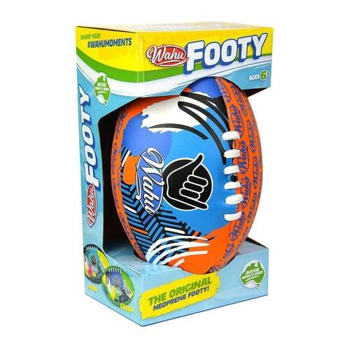 Wahu Soft Footy Outdoor Sport/Game Beach/Pool Fun Ball/Toy Kids 6y+ Assorted