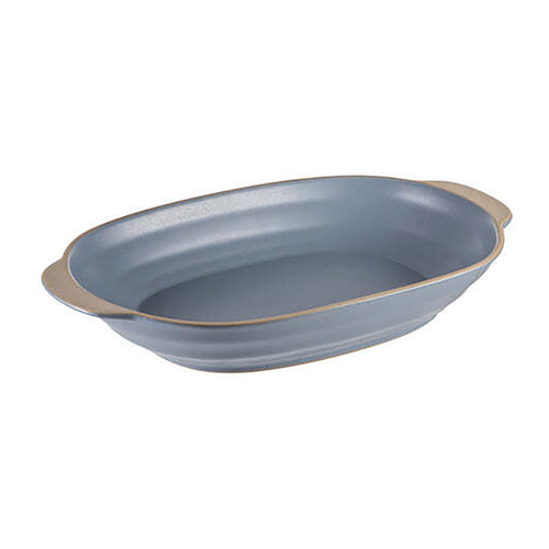 Ladelle Clyde Forget-Me-Not Blue 37cm Oval Baking Dish