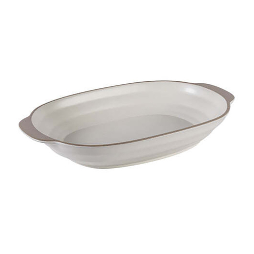 Ladelle Clyde Coconut 37cm Oval Baking Dish