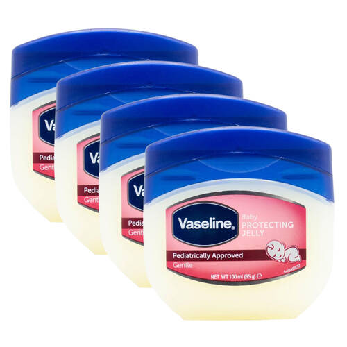 4PK Vaseline Protecting Petroleum Jelly Baby Gentle 100ml Skin Moisturiser