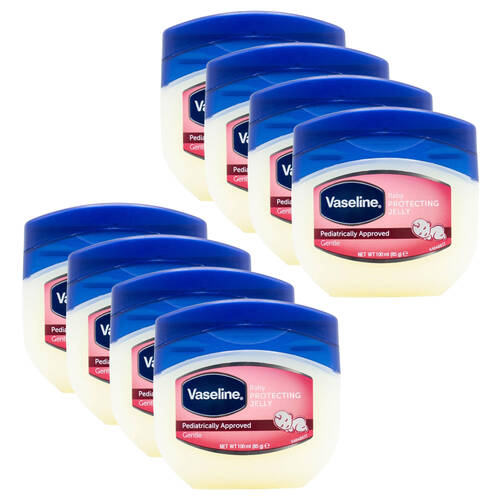 8PK Vaseline Protecting Petroleum Jelly Baby Gentle 100ml Skin Moisturiser