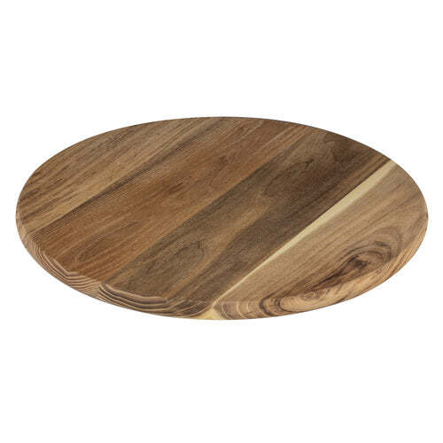 Ladelle Otway Teak 40cm Teak Spinning Server Lazy Susan Board - Brown