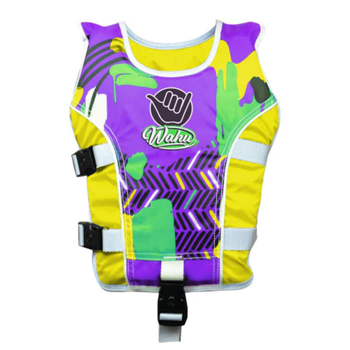 Wahu Swim Vest Child Medium Purple/Yellow 20-30kg 4-5y