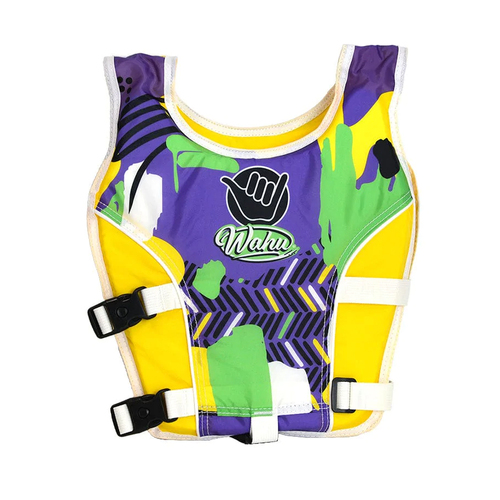 Wahu Swim Children's Swimming Aid Vest Large 25-50kg 6-12yr Purple/Yellow