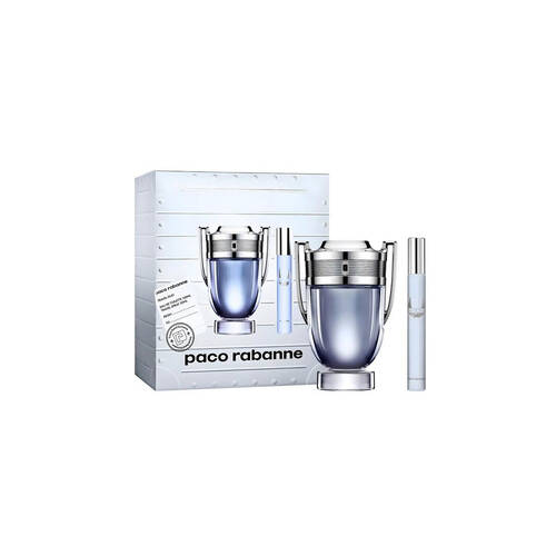2pc Paco Rabanne Invictus 100ml EDT & 20ml Travel Spray Set