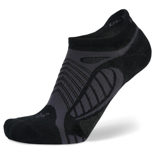 Balega Hi-Tech No Show Tab Socks XL Black US W13.5-15.5/M12-14