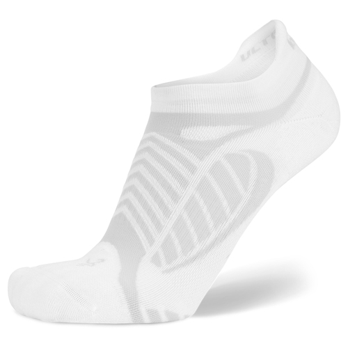 Balega Hi-Tech No Show Tab Socks XL White US W13.5-15.5/M12-14