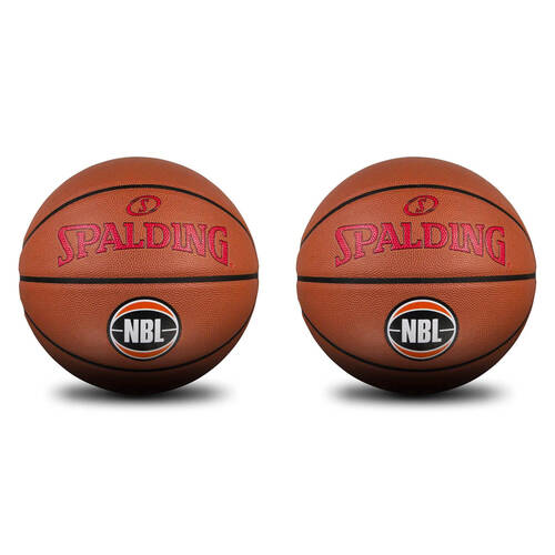 2PK Spalding NBL Team Series Indoor/Outdoor Basketball - Perth Wildcats Size 7