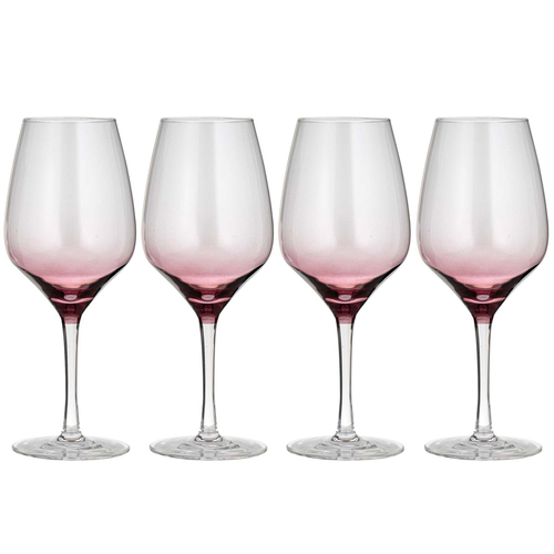 4PK Ladelle Prism 680ml Red Wine Glass Drinkware Set - Plum