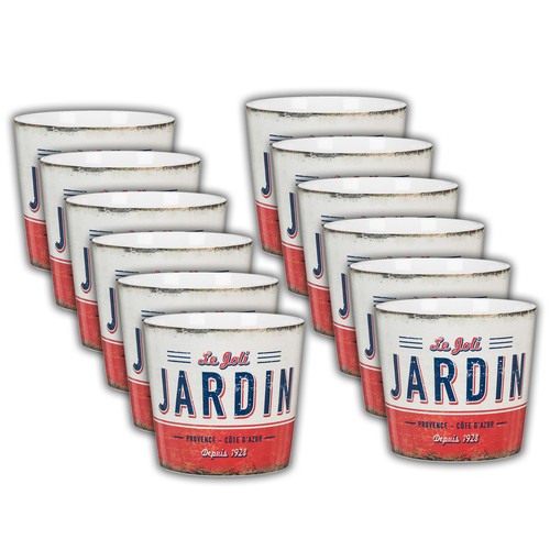 12PK Scheurich 9cm Ceramic Waterproof Retro Garden Pot Jardin 870