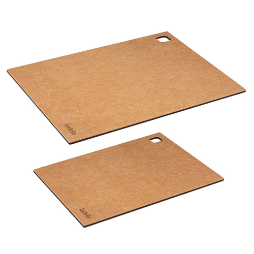 2PK Ladelle Eco Kitchen Series Wood Fibre Chopping Board Rectangle Natural