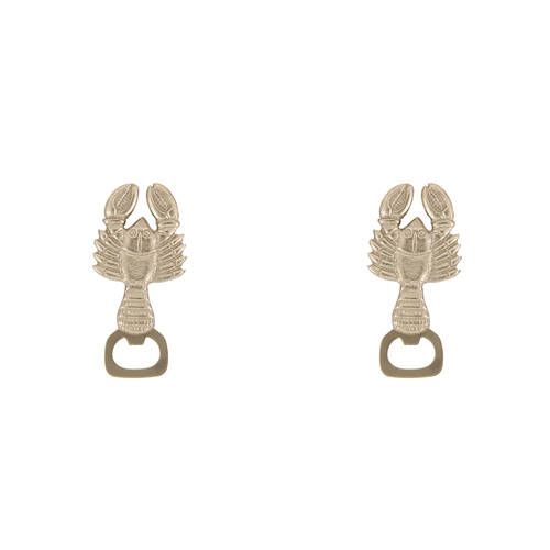 2PK Ladelle Capri Lobster Bottle Drink Opener Reusable Home/Kitchen Decor