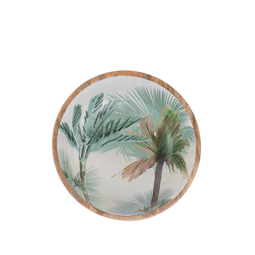 Ladelle Panama Mango Wood Serving Bowl Small Multi-Purpose Home/Kitchen Decor