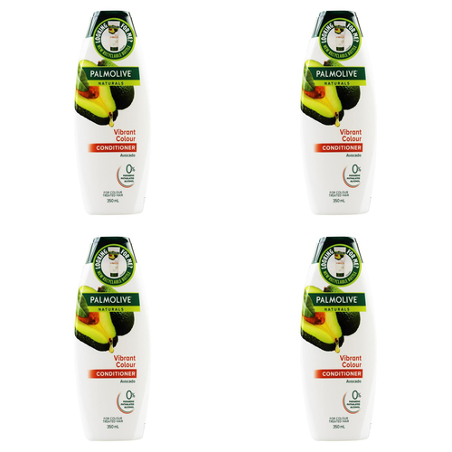 4PK Palmolive 350ml Naturals Conditioner Vibrant Colour Avocado
