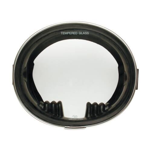 Land & Sea Sports Bali Style Round/Circle Snorkelling Face Mask Black