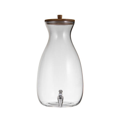 Ladelle Gather Tapered Drink Beverage Dispenser 10L Water Container Clear