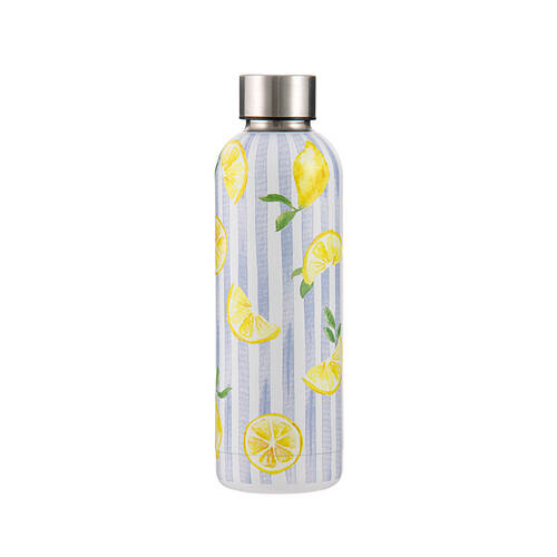 Ladelle Capri Lemon Drink Bottle Water Beverage Container Portable Flask