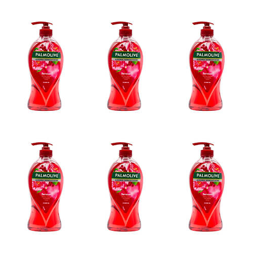 6PK Palmolive 750ml Aroma Sensations Shower Gel Sensual