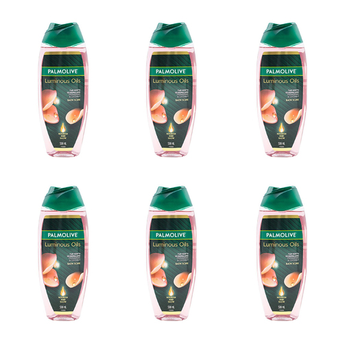 6PK Palmolive Luminous Oils 500ml Bath Soak Far North QLD Frangipani Coconut