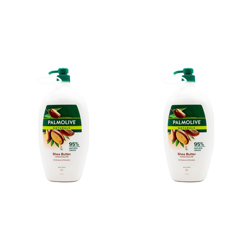 2PK Palmolive Naturals 2L Body Wash Bath Soap Shea Butter Scent