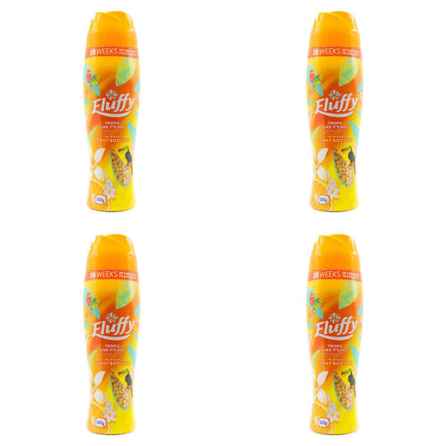 4PK Fluffy 500G In Wash Scent Booster Tropic Limited Ed - Like It's Hot