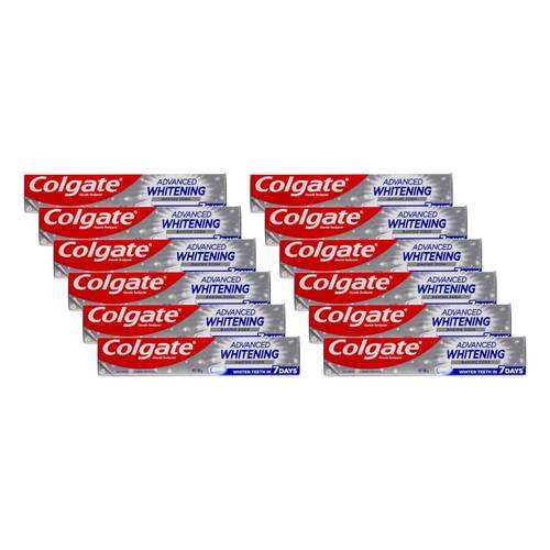 12PK Colgate Toothpaste Advanced Whitening Baking Soda 180g Oral Teeth Care