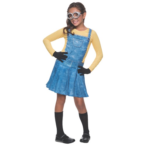 Dispicable Me Minion Female Girls Dress Up Costume - Size S
