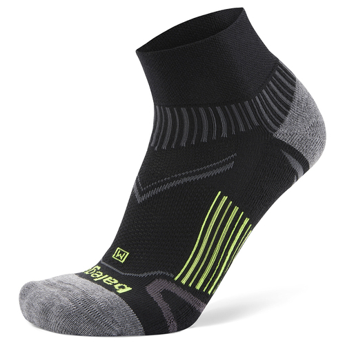 Balega Enduro Quarter Drynamix Running Socks W 8.5-10/M 7-9 M - Black