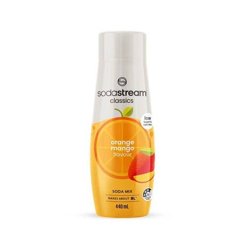 SodaStream Classics Mix Orange Mango 440ml - Low Sugar