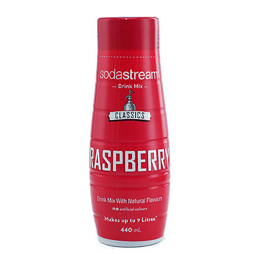 Sodastream Classic Raspberry 440ml Sparkling Water Syrup/Sweetened Mix