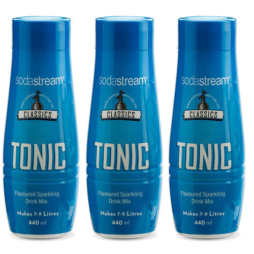 3x SodaStream Classics Tonic Mix 440ml