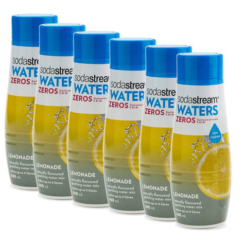 6x SodaStream Zeros Mix Lemonade 440ml - Low Sugar