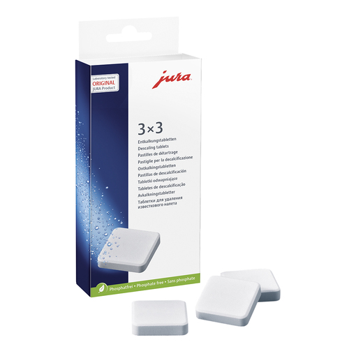 9pc Jura Espresso/Coffee Machine Descaling & Protection Tablets