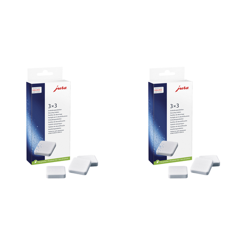 2x 9pc Jura Espresso/Coffee Machine Descaling & Protection Tablets
