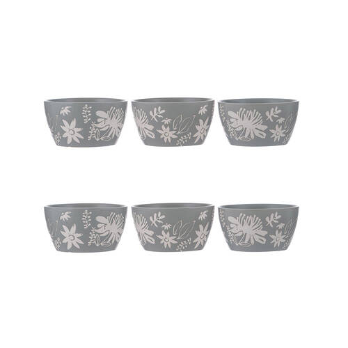 2x 3pc Ladelle Esperance Ceramic Dip Bowl Set Reusable Kitchen Serveware Green