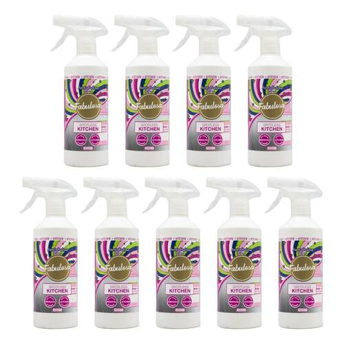 9PK Fabulosa 500ml Cleaning Spray Spotless Kitchen Fantabulosa