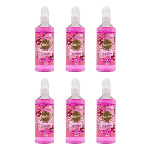 6PK Fabulosa 500ml Multi Surface Cleaner Pink Bubblegum