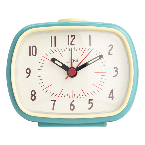 Leni Retro Alarm Clock Smokey Blue
