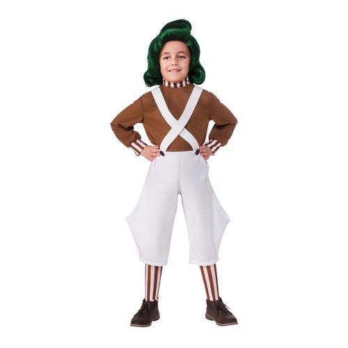 Rubies Oompa Loompa Child Boys Dress Up Costume - Size S