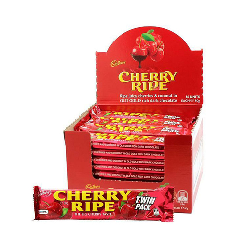 36pc Cadbury 80g Chocolate Cherry Ripe