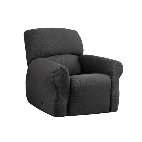 Elan Cambridge Recliner Sofa Cover 244cm Seat Protector - Steel