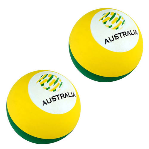 2x Socceroos Bounce Ball 60mm - Australia (SOBB1500)