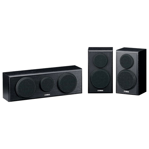 Yamaha Centre And Rears Home Stereo Speaker Set Black NSP150B
